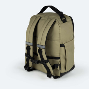 Mochila underseat beige de poliéster reciclado MUNICH GATE X-39 UNDERSEAT BACKPACK
