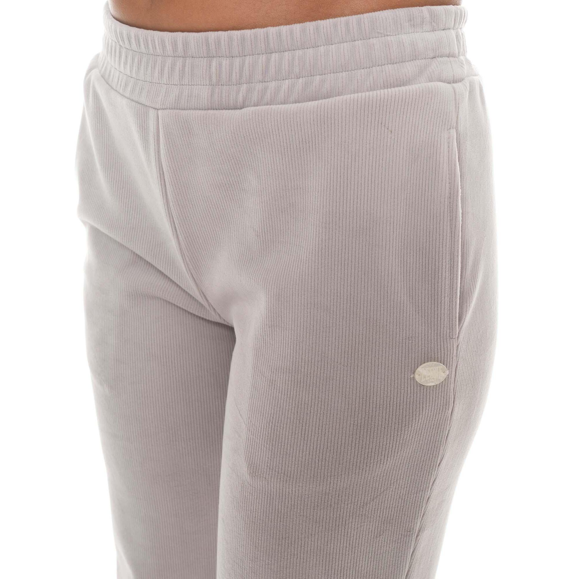 Pantalones palazzo de terciopelo a rayas para mujer Leone 1947 Glam Winter