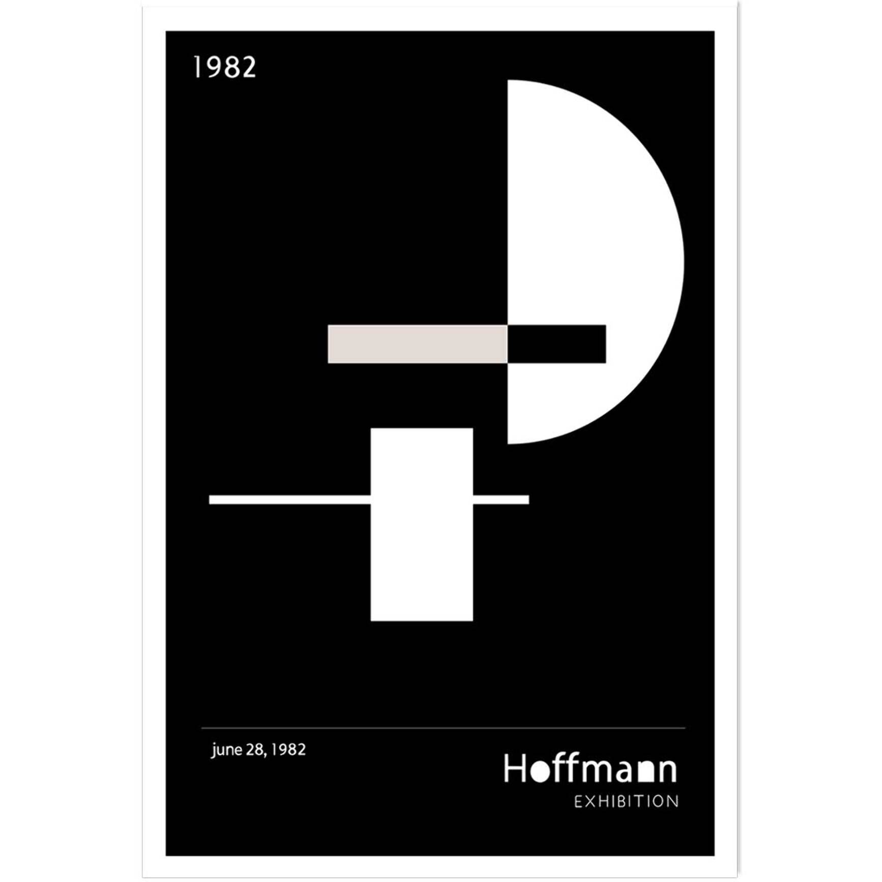 Poster Exposition hoffmann Affiche seule