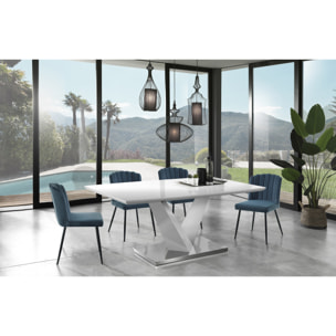 Set 4 sedie CLAUDIA BLU OCEAN
