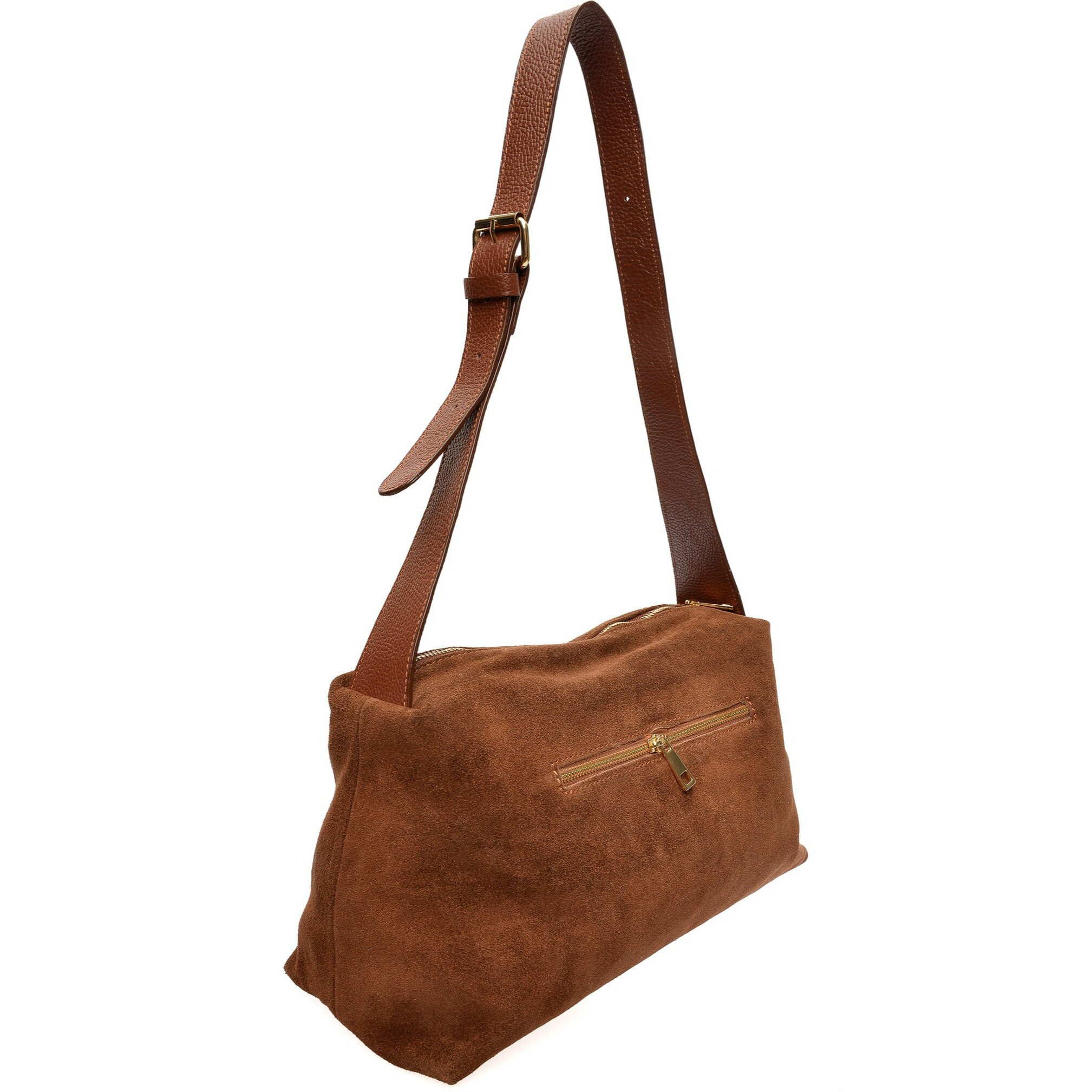 Borsa a tracolla Anna Luchini Marrone