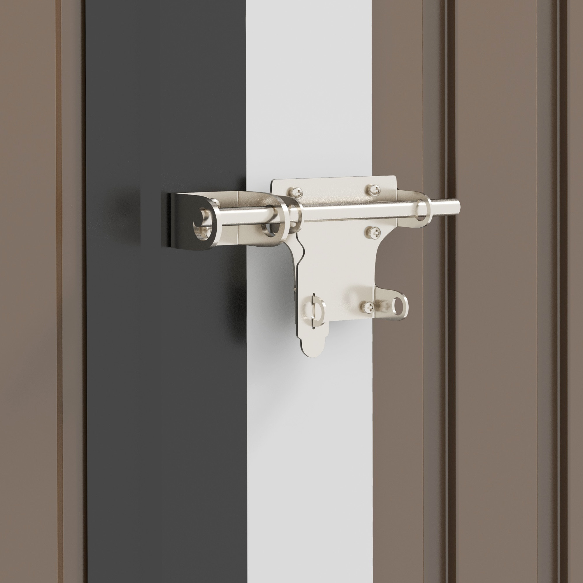 Caseta de Jardín 1,07 m² 142x86x189 cm Cobertizo Exterior Metálico con Puerta Cerradura y Orificios de Drenaje para Almacenamiento de Herramientas Marrón