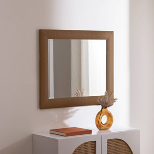 Miroir mural Nala marron 87x72cm