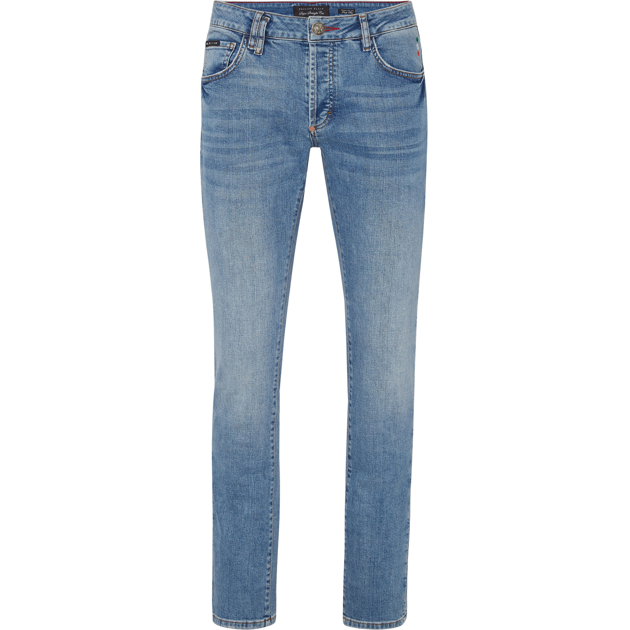 PHILIPP PLEIN Vaqueros de corte recto ICONIC PLEIN