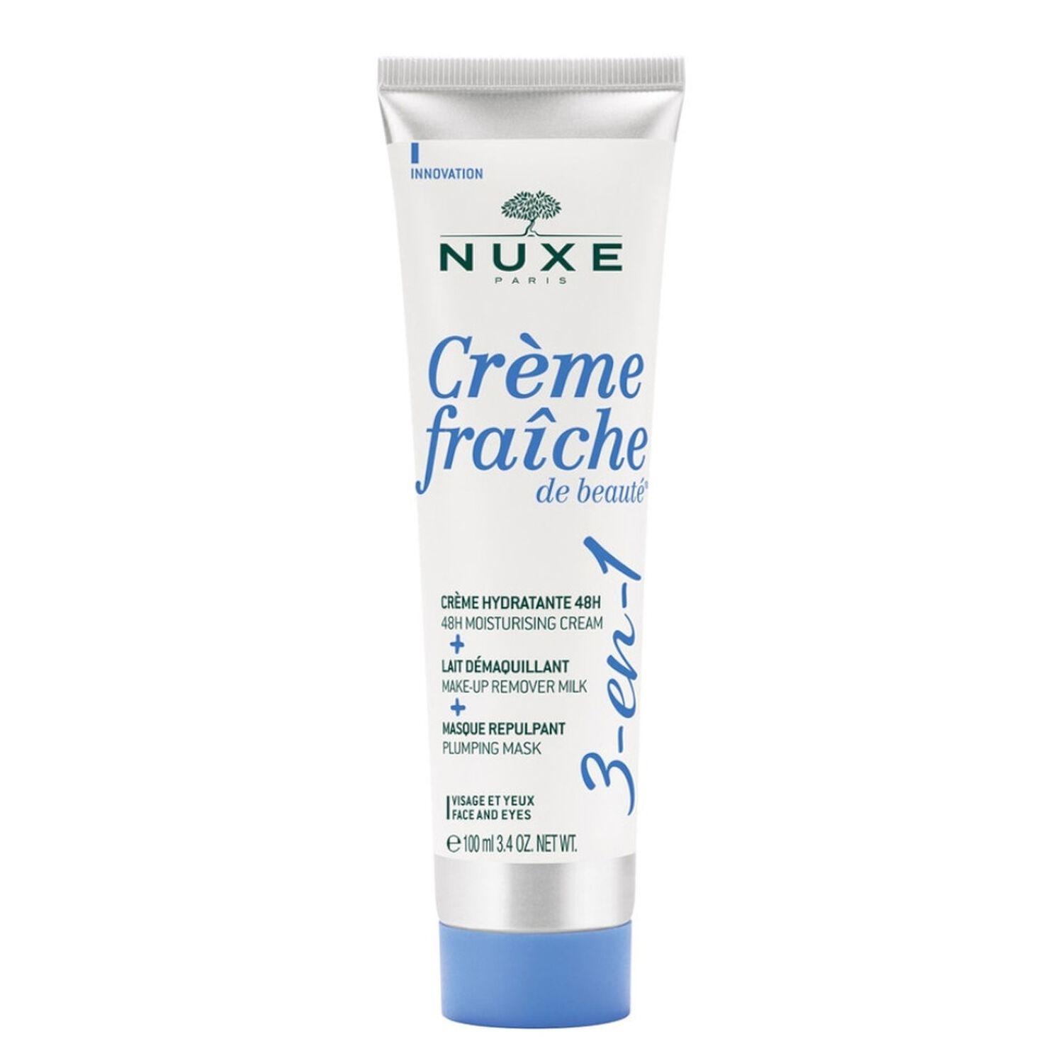 Crème fraîche de beauté®  - Crème Concentrée 3-en-1 - Toutes peaux - 100ml
