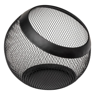 Porte capsules "Mayaj" rond noir