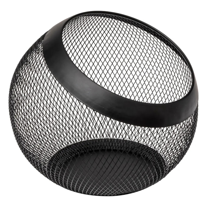 Porte capsules "Mayaj" rond noir