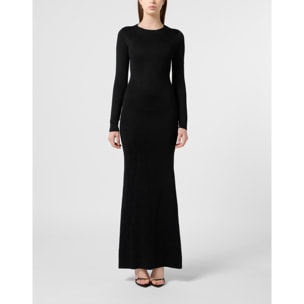 PHILIPP PLEIN Vestido de noche de punto MONOGRAM