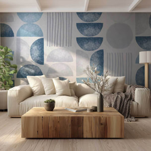 Papier peint panoramique Sphères Horizon Azur Intissé