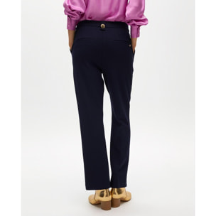 Pantaloni in maglia con bottoni