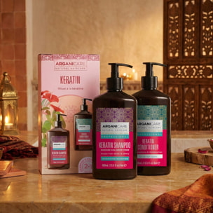 Kératine - Coffret Régénérant Shampooing 400ml + Après-Shampooing 400ml