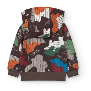 Chaqueta felpa estampada de bebé -BCI