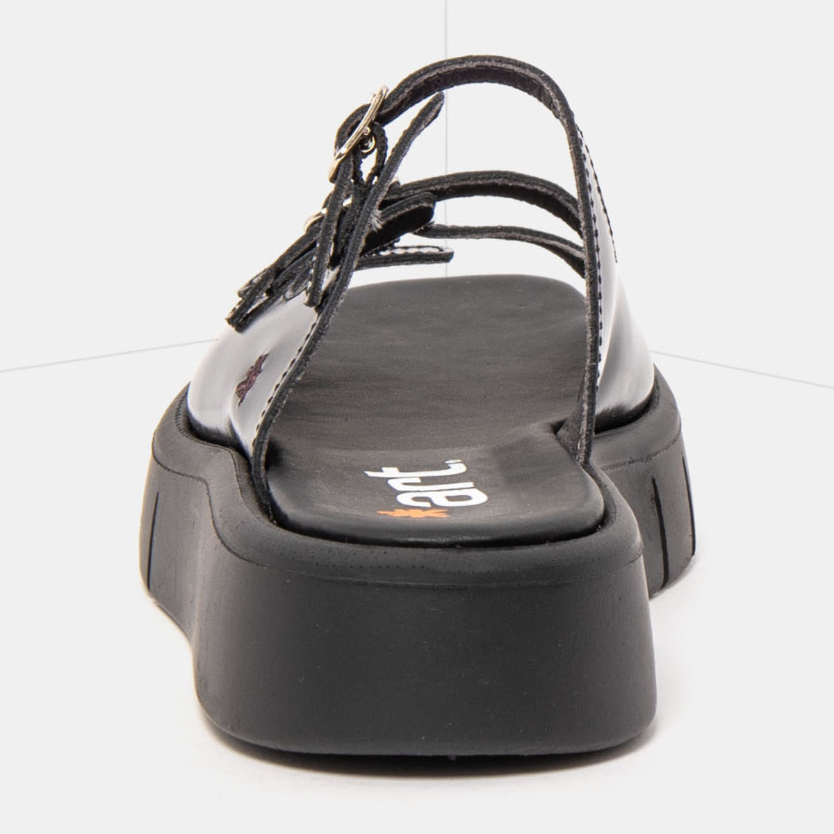 Sandalias 1847 NAPPA SHINNY BLACK/ MALAGA color Black