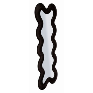 SPECCHIO DA MURO MONICA NERO CM 58X4X160 (MISURA SPECCHIO CM 39X124)