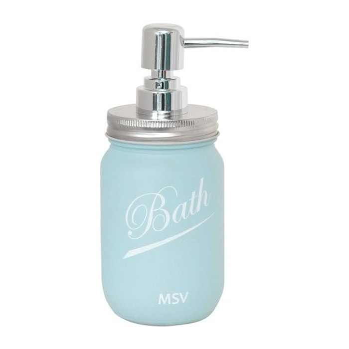 Distributeur de savon Verre NASSAU Bleu MSV