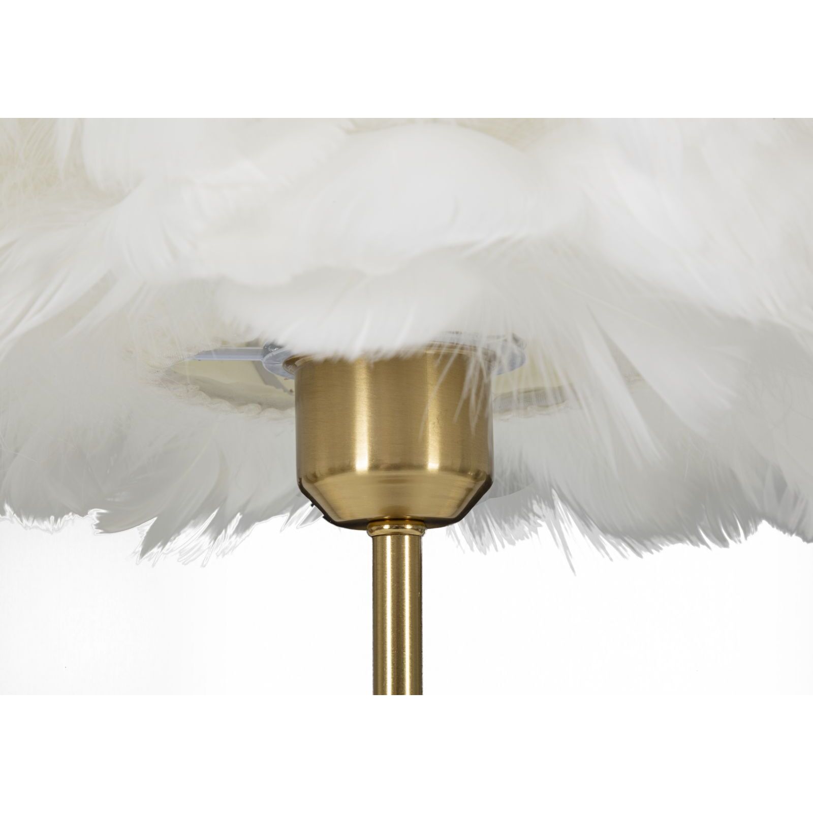 LAMPADA DA TAVOLO BALL FEATHER CM Ø 30X50