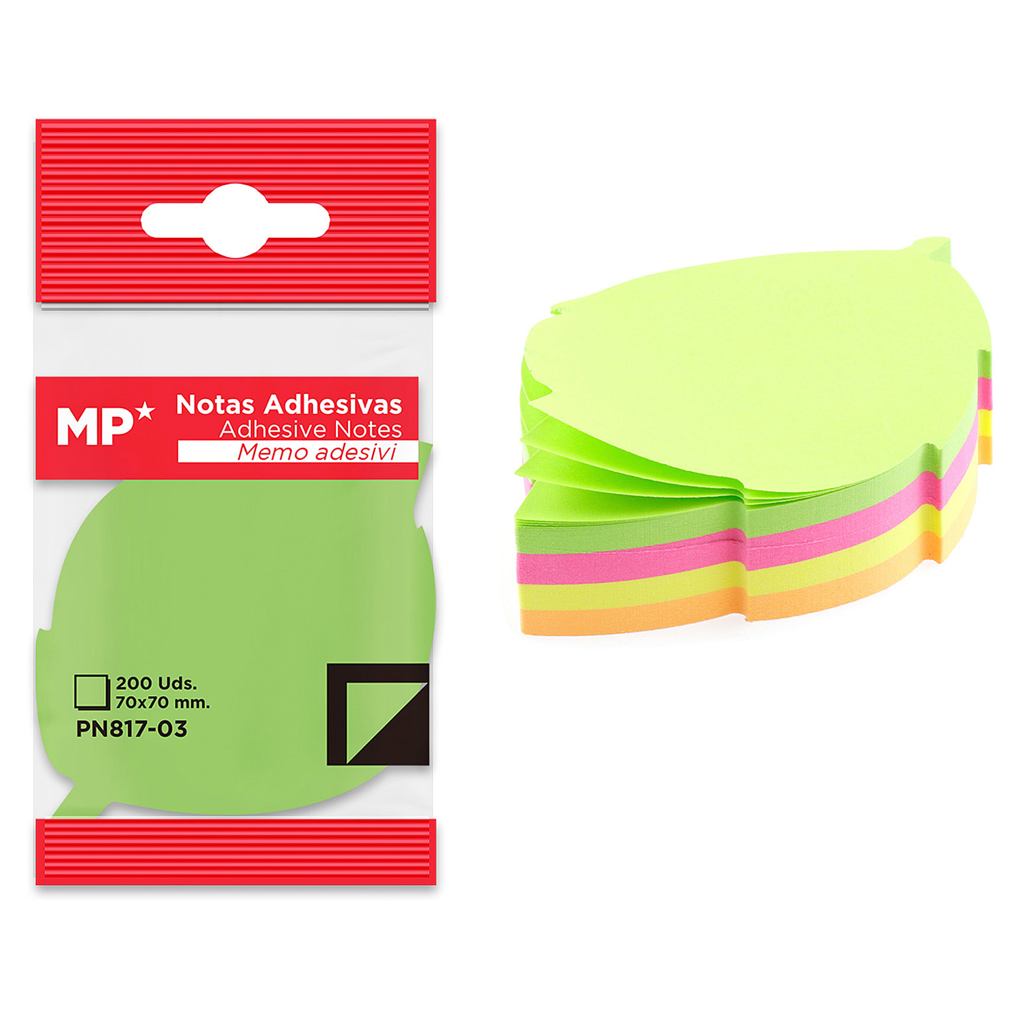 PACK 12 UNITÀ NOTE ADESIVE 70 x 70 mm 200 FOGLI FOGLIO