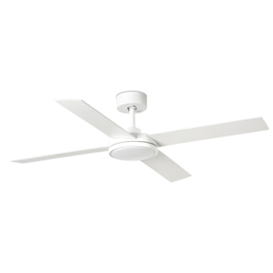 SAINT L LED Ventilador de techo blanco