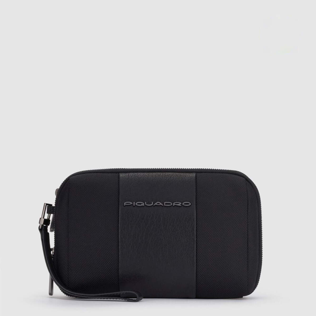 Piquadro Pochette uomo a due scomparti in tessuto riciclato