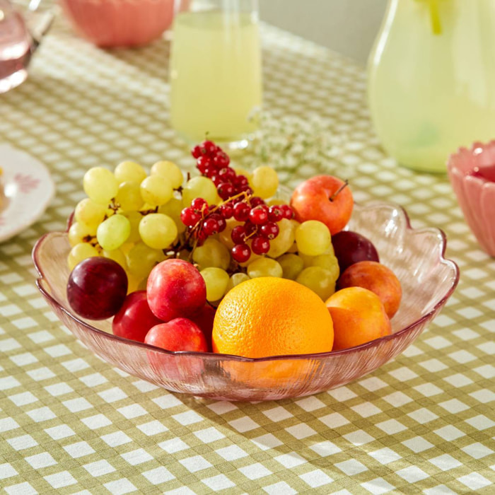 Saladier Fleur de rose 26 rose