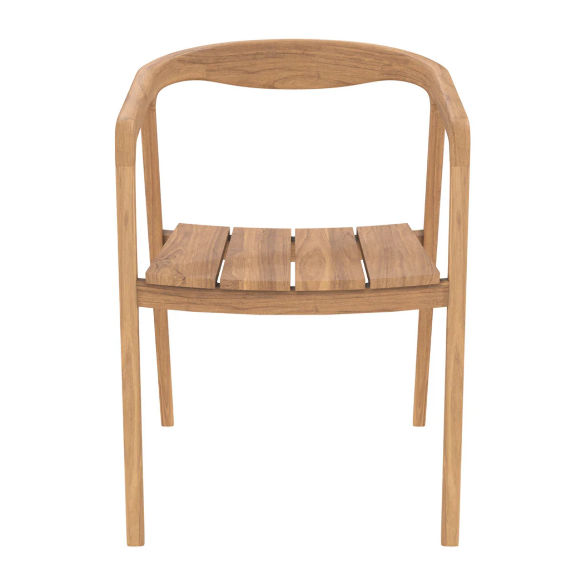 Chaise de jardin en bois de teck massif - Kora