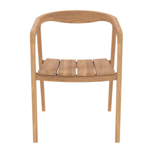Chaise de jardin en bois de teck massif - Kora
