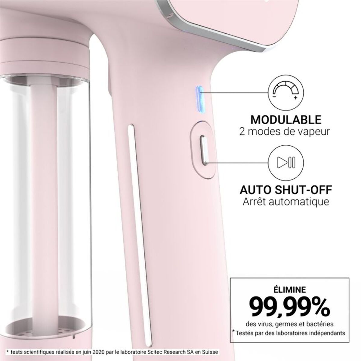 Défroisseur vapeur STEAMONE Karl Pink - NS150P