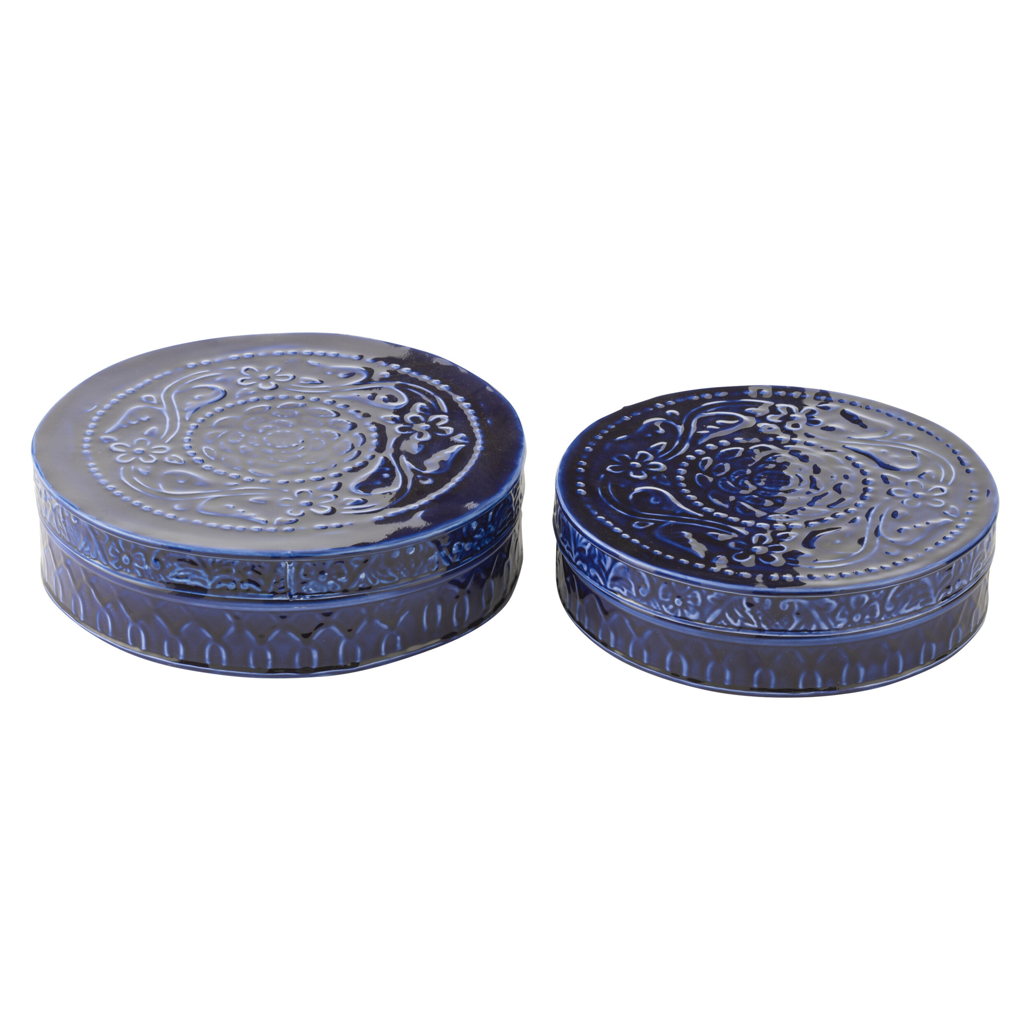 J-Line Set De 2 Boites Nag Bleu Large