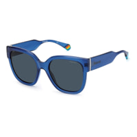 Polaroid - lunettes de soleil pour femme - bleu - protection UV: UV 100%