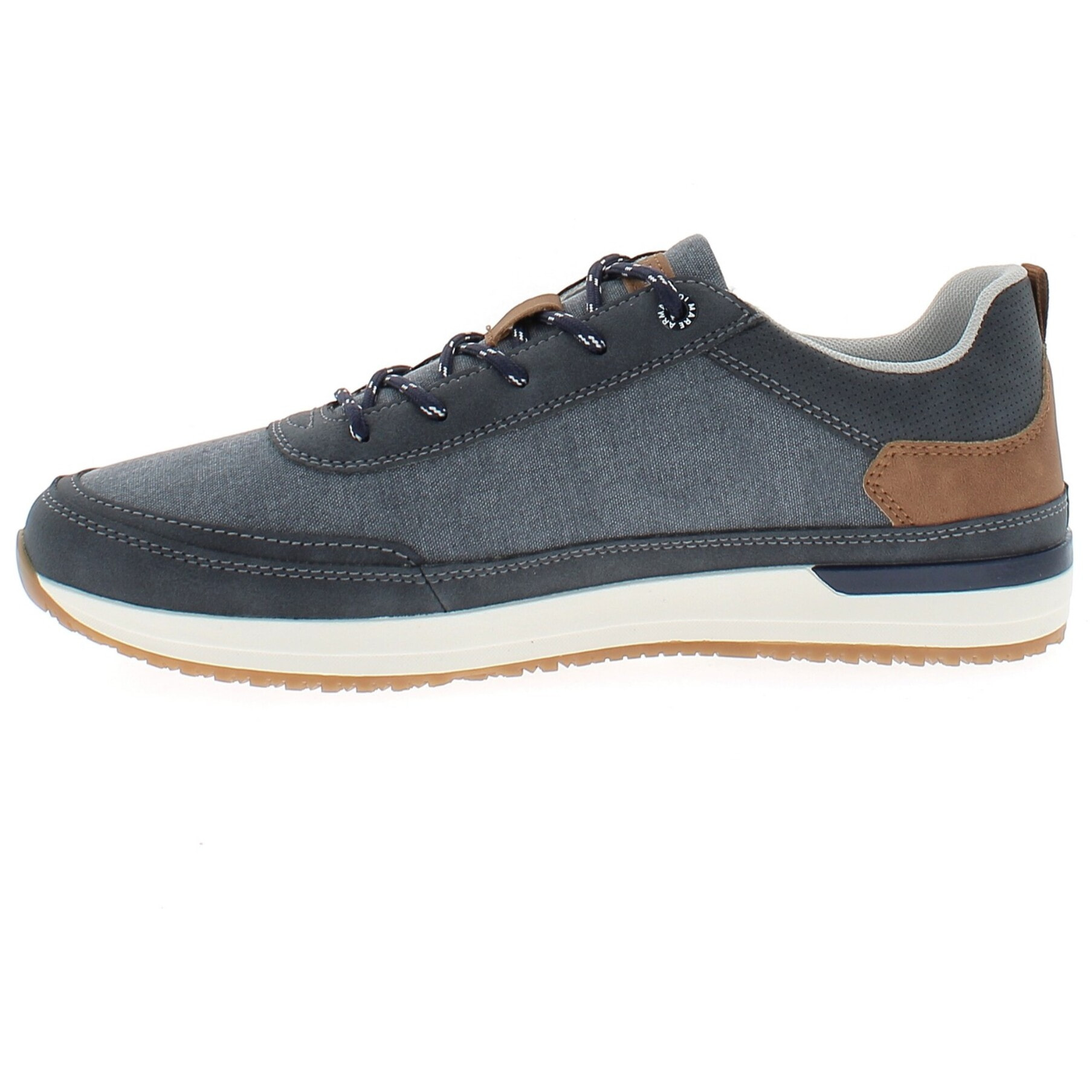 Armata di Mare Scarpe Uomo Sneakers Casual Stringate con Soletta Rimovibile in Memory Foam AMU 1L914 Navy