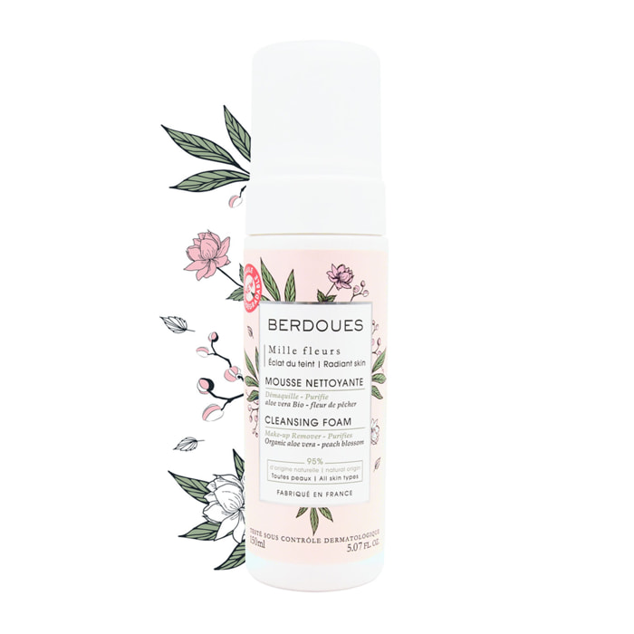 Mille Fleurs Eclat - Mousse Nettoyante 150 ml