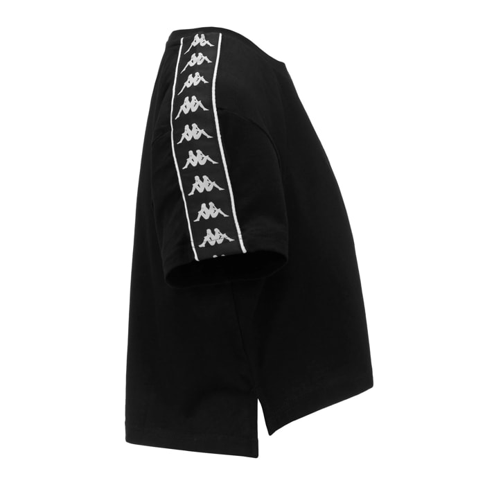 Kappa - Camisetas y tops Mujer Negro - 222 Banda Apua