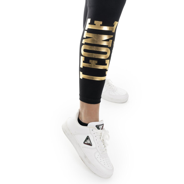 Leggings da donna in cotone elasticizzato Leone Basic