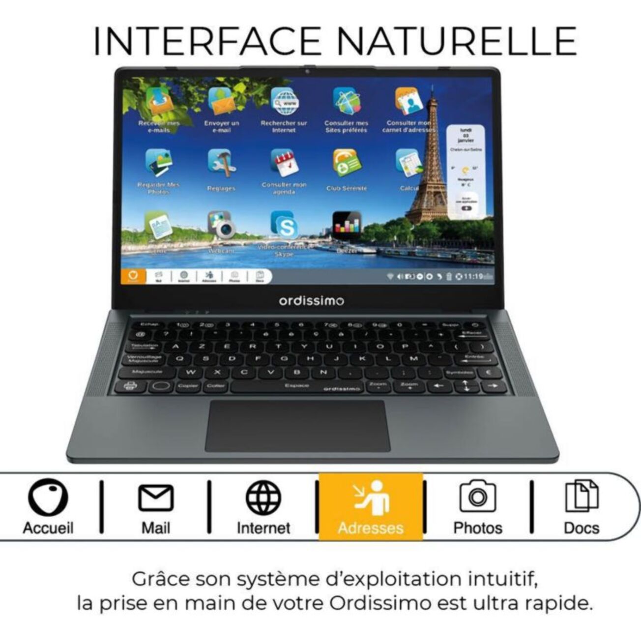 Ordinateur portable ORDISSIMO Agathe 4