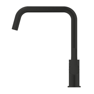 76x44 cm évier avec égouttoir réversible en Granite, à encastrer, blanc + mitigeur lavabo/cuisine Grohe Start (SATSE3WG3047)
