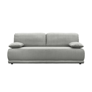 Banquette convertible 3 places velours côtelé  NELSON