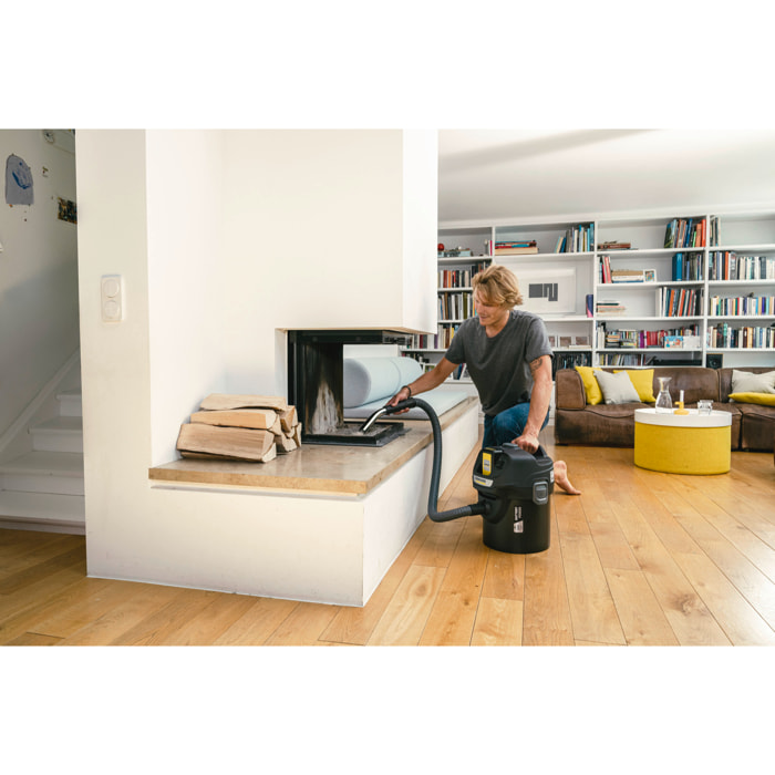 Aspirateur de cendes sans fil Karcher AD 2 - Batterie 18V 2.5 Ah- Chargeur