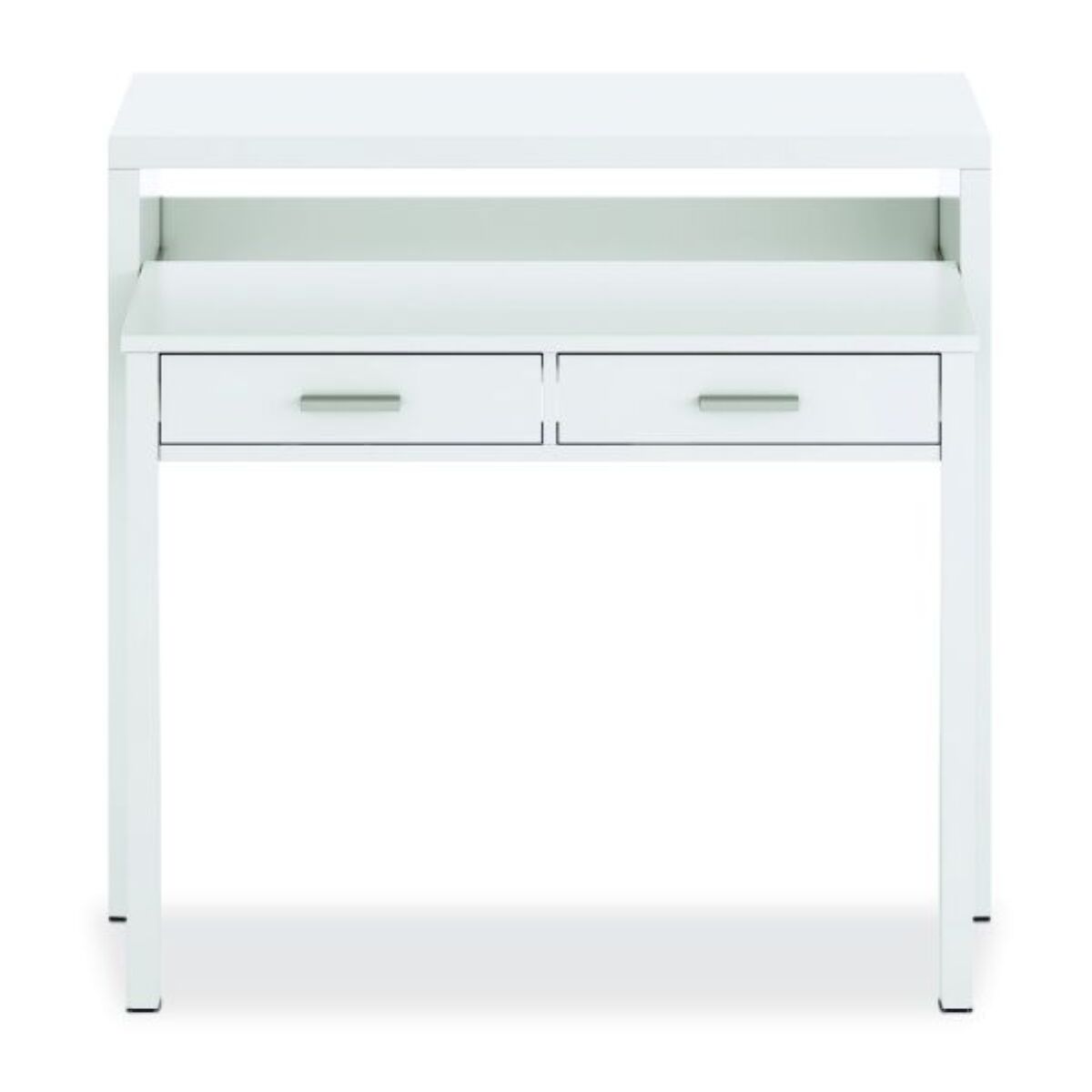 Mesa de escritorio extensible Zira Blanco Artik (Blanco Mate)