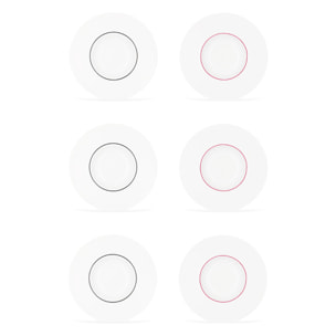 6 assiettes creuses   ligne