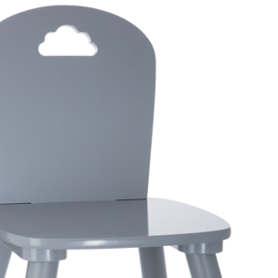 Chaise piggy gris pour enfants