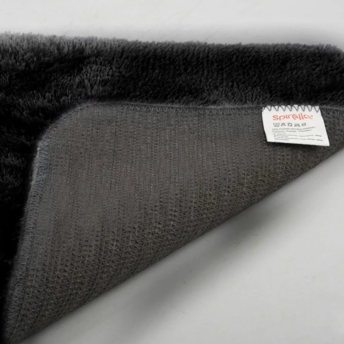 Tapis de bain Microfibre FINO Noir Spirella