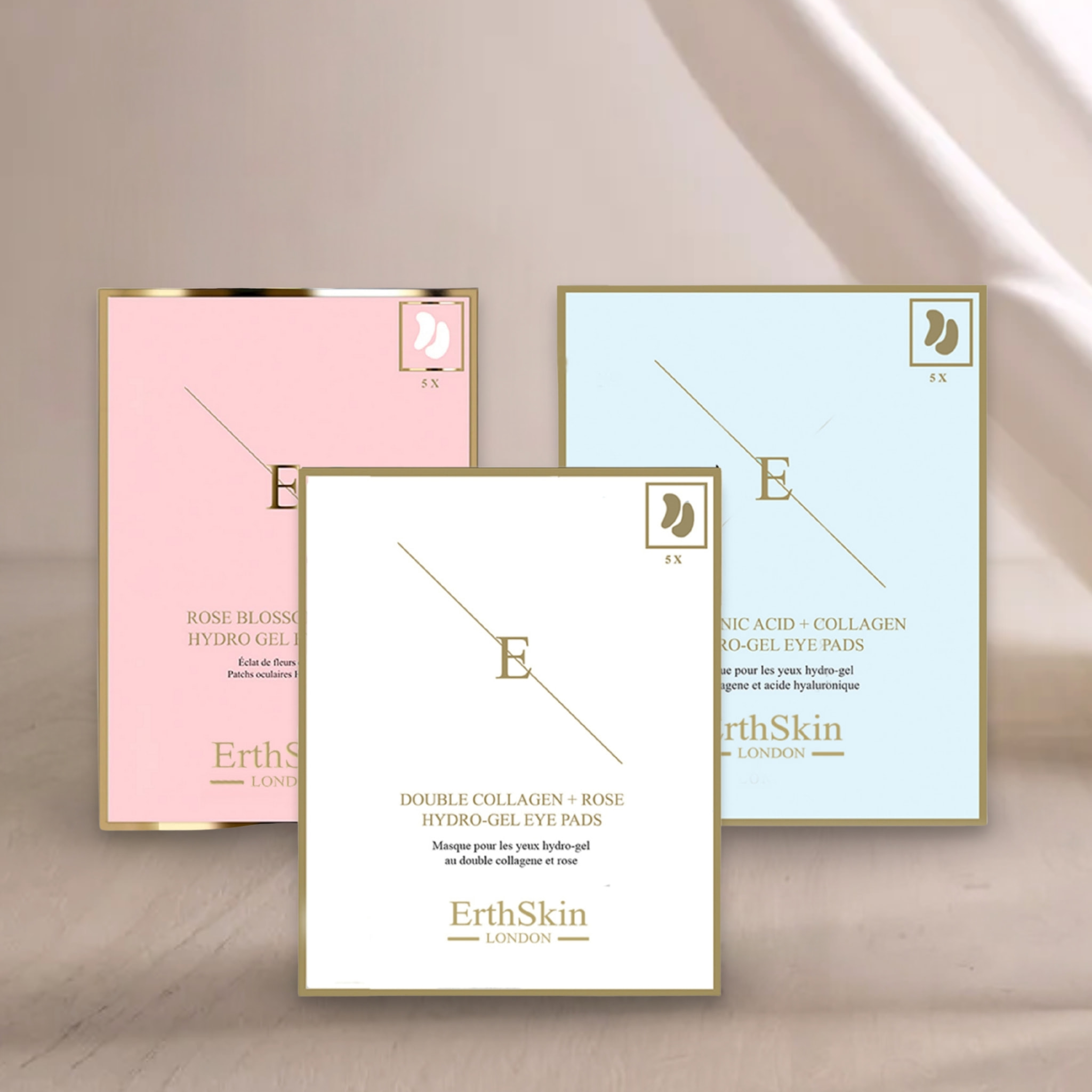 Trío de almohadillas para ojos Ultimate