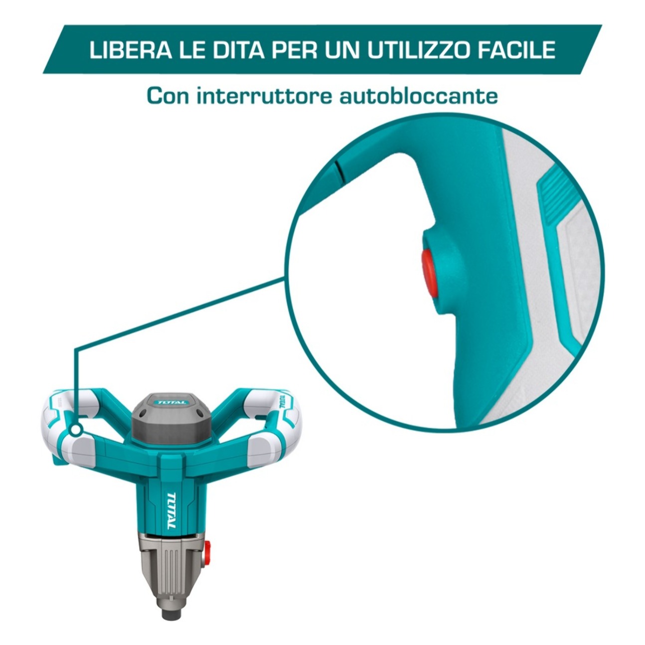 Trapano Miscelatore 1400W - Industrial