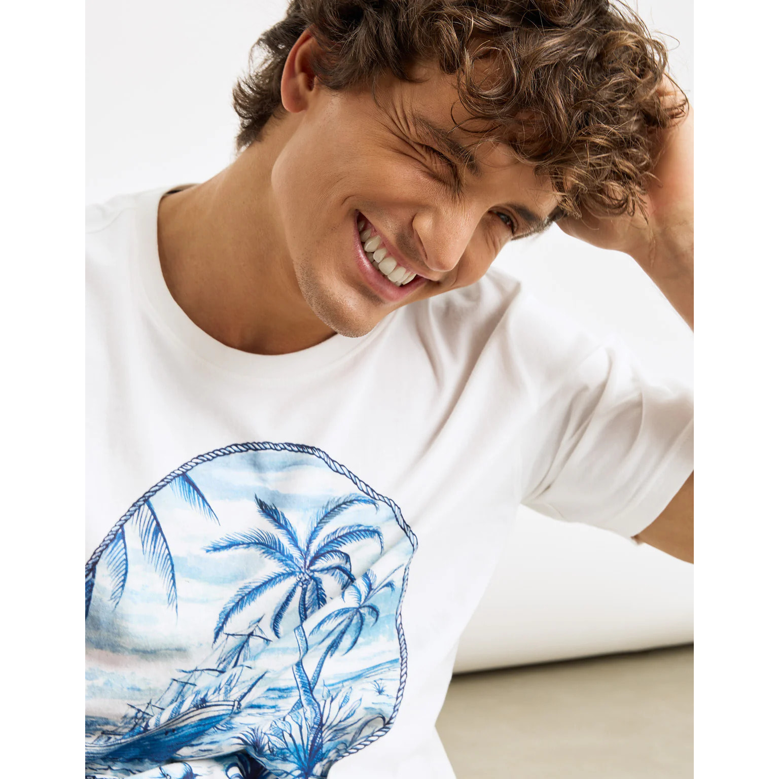 Camiseta Manga Corta Blanco - Edmond