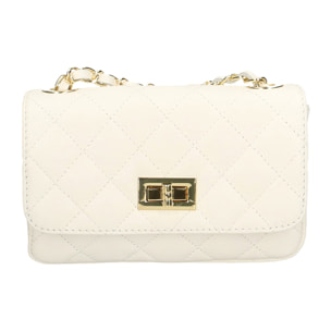 Chicca Borse Borsetta Clutch Bianco