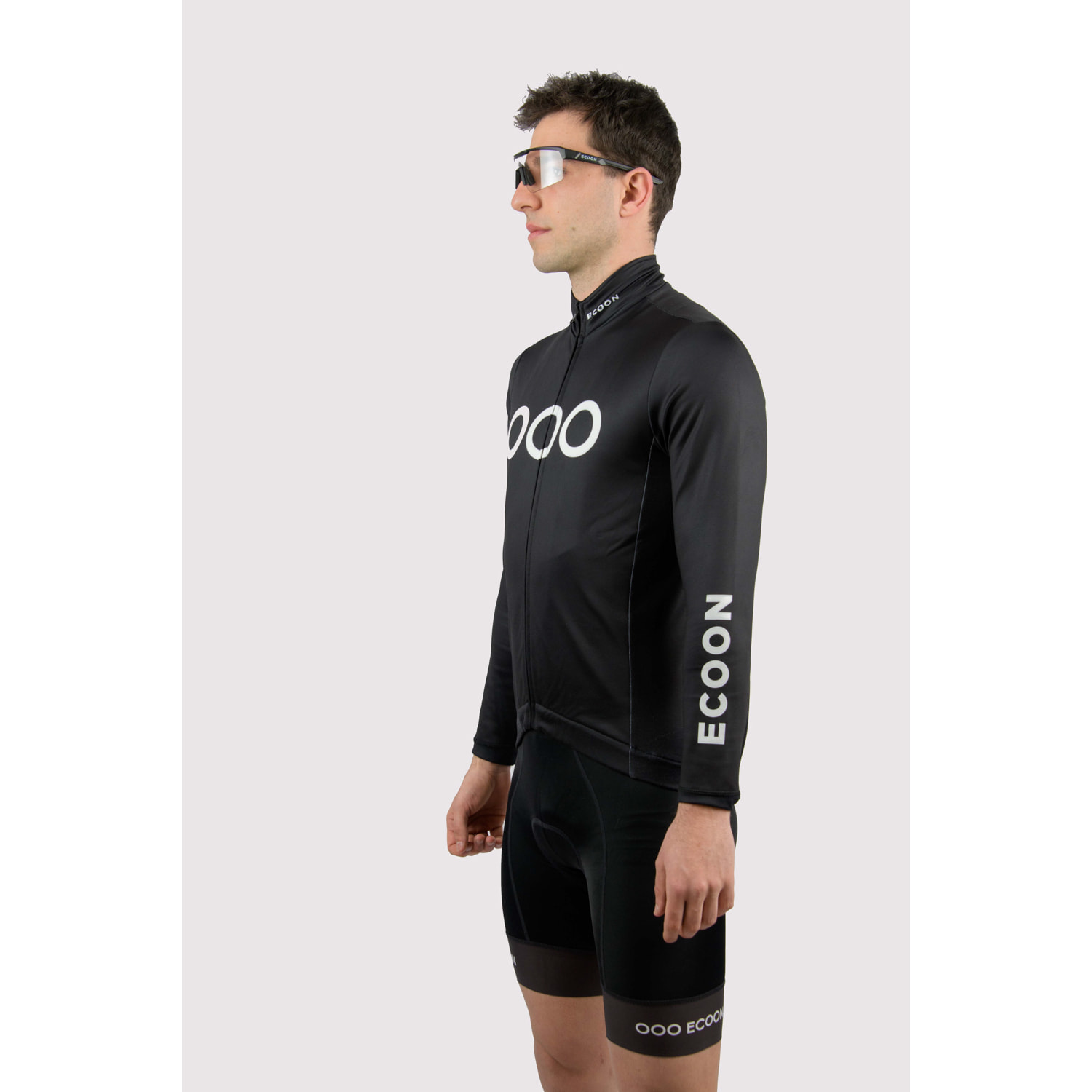 Maillot de manga larga ECOON modelo Mont Ventoux en color Negro