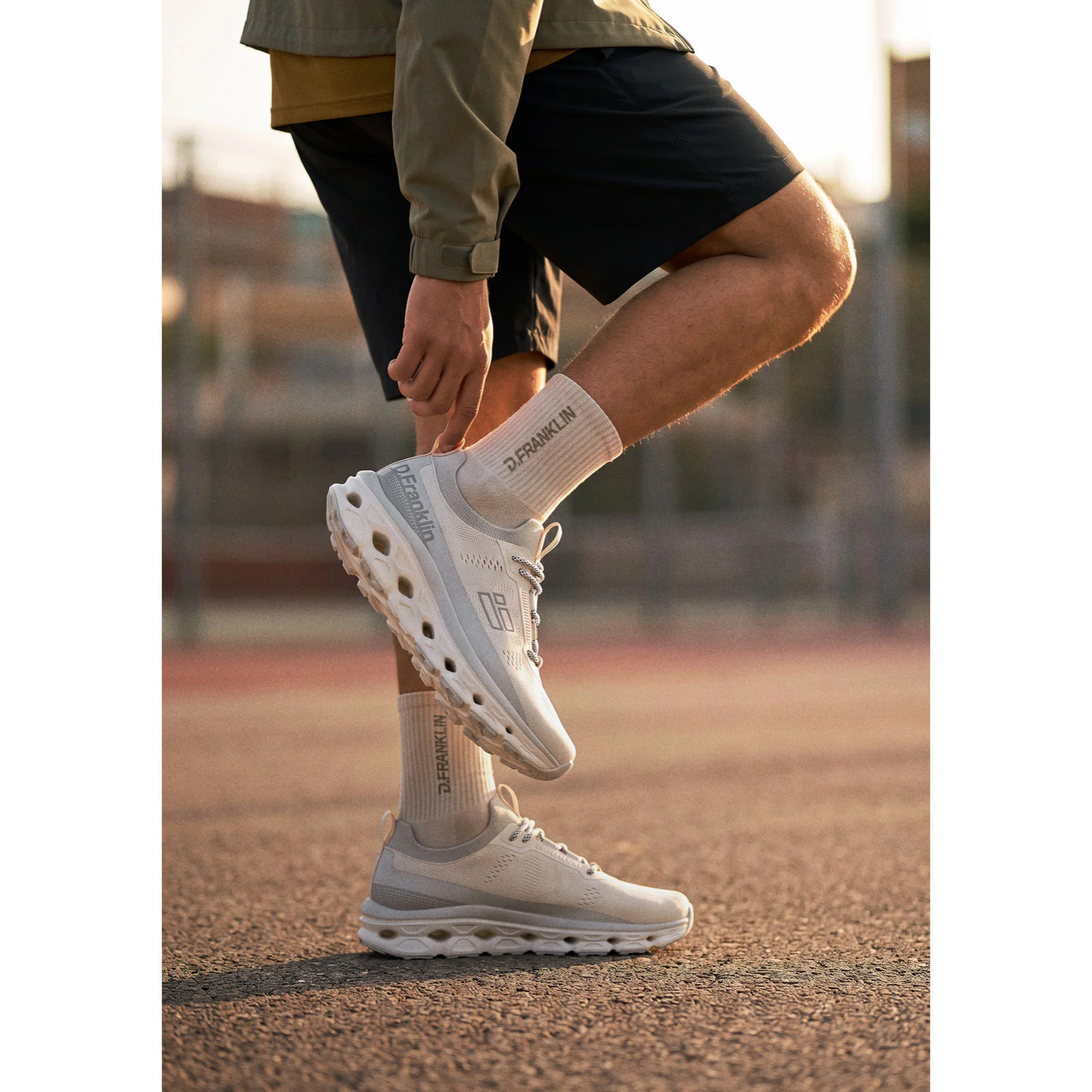 Zapatillas Unisex Aero Mesh en Blanco Roto D.Franklin