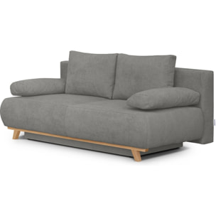 Canapé convertible 3 places en tissu chenille - LARIA