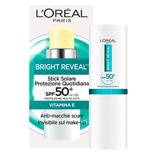 Stick Solare SPF 50+ Bright Reveal Anti Macchie Finish Invisibile con Vitamina E 9ml