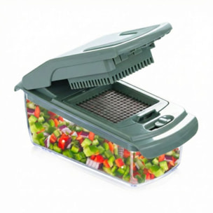 Mandoline ESSENTIELB multifonction avec recipient vert sauge